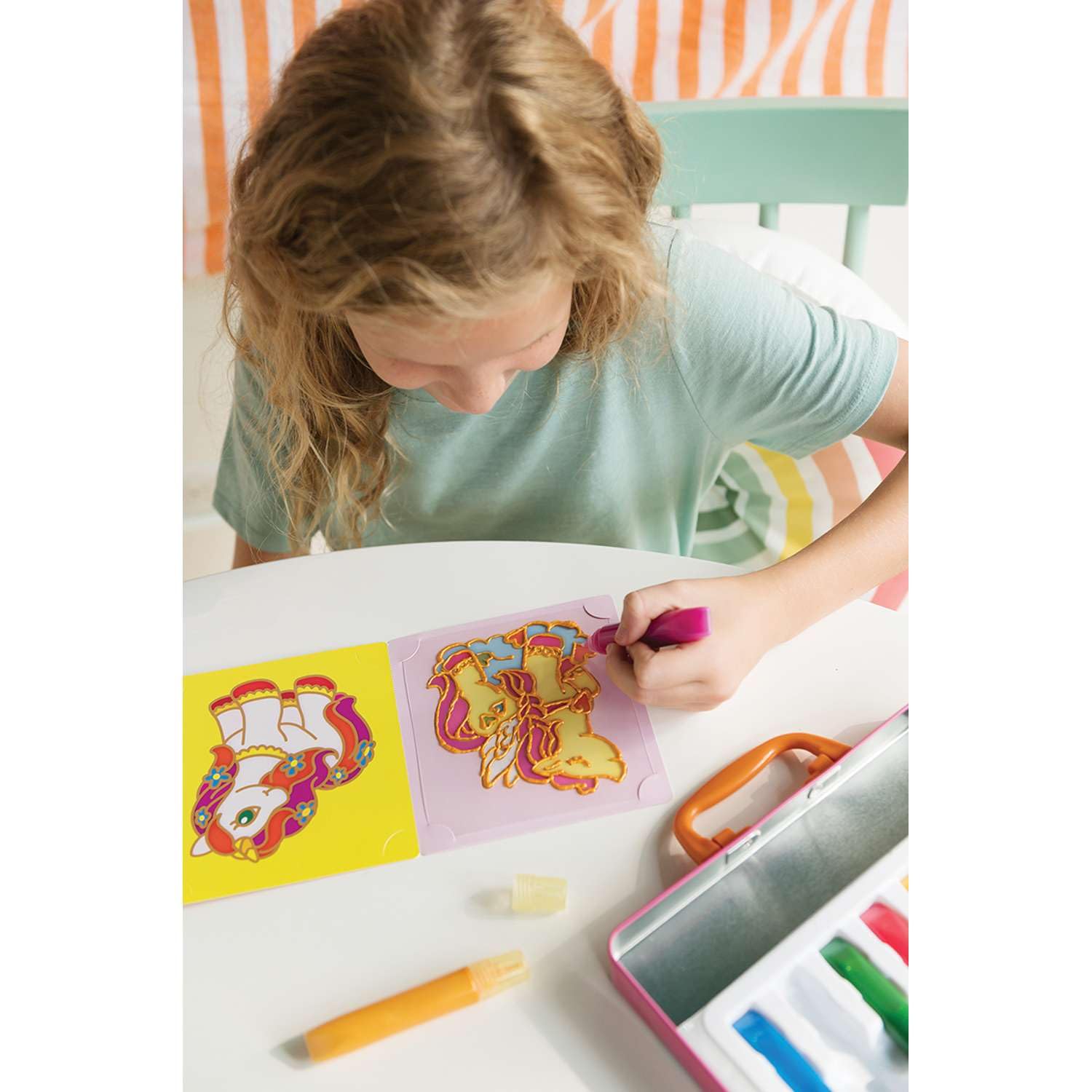 4M 404735 Thinking Kits Unicorn Window Paints, 1 Count (Pack of 1) - Image 7