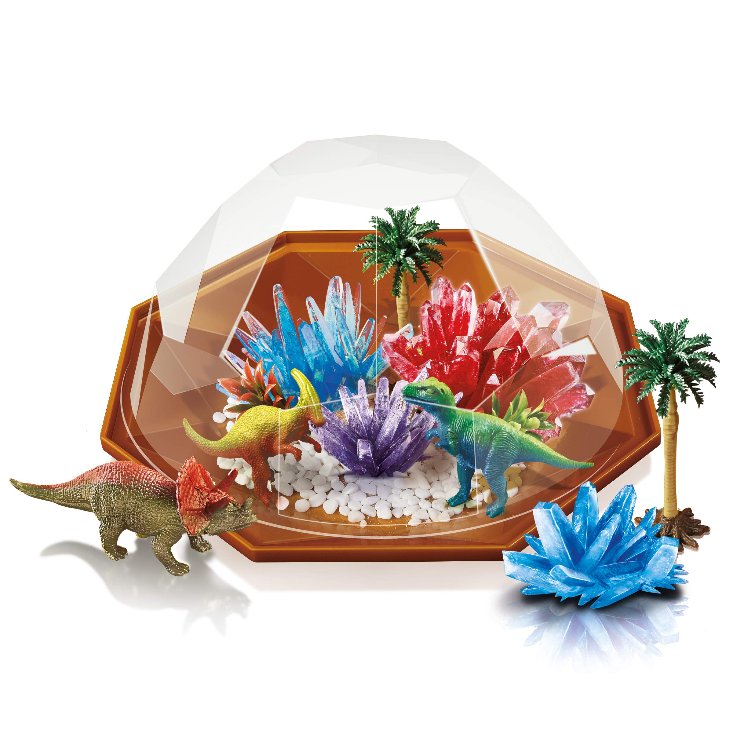 4M Crystal Growing - Dino Crystal Growing Kit - Explore Science, Creativity, and STEM Learning with a Vibrant Terrarium Kit, Custom Colors, and a Fun Dinosaur-Themed Adventure - Image 4