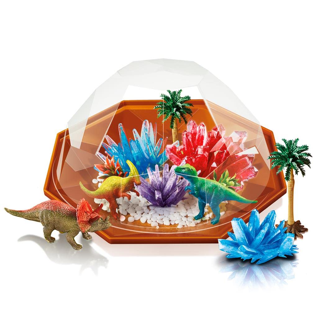 4M Dino Crystal Terrarium, Crystal Growing Science and Activity Kit with a Dinosaur Theme, for Ages 10+, STEM for Boys and Girls - Image 4