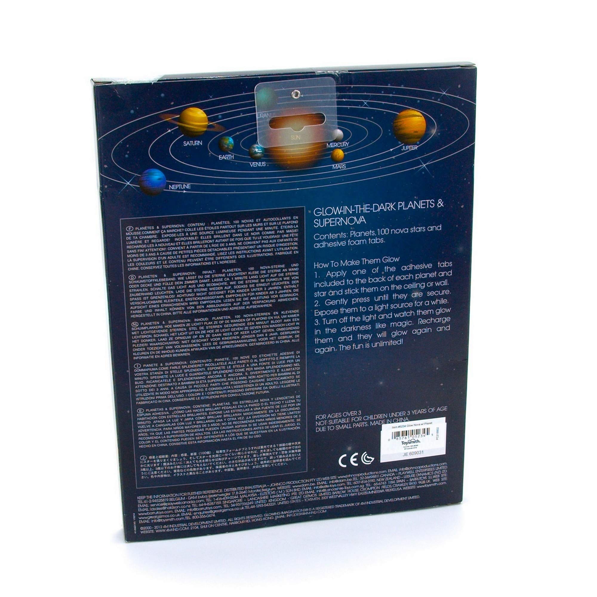 4M Glow In The Dark Planets & Supernova - Astronomy Space Stem Toys Gift Room Décor For Kids & Teens - DIY Room Decorations for Kids, Boys & Girls Ages 3+ - Image 6
