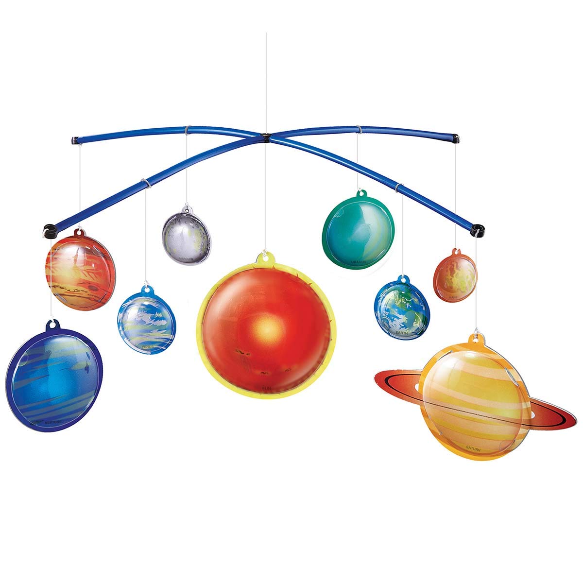 4M Glow-in-the-Dark Solar System Mobile Making Kit, Multi - Image 6