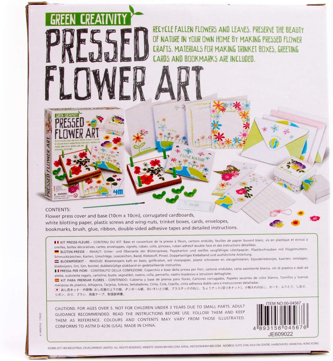 4M Green Creativity Pressed Flower Art Kit, Recycle Flowers Art & Crafts DIY Kit, For Boys & Girls Ages 5+ - Image 6