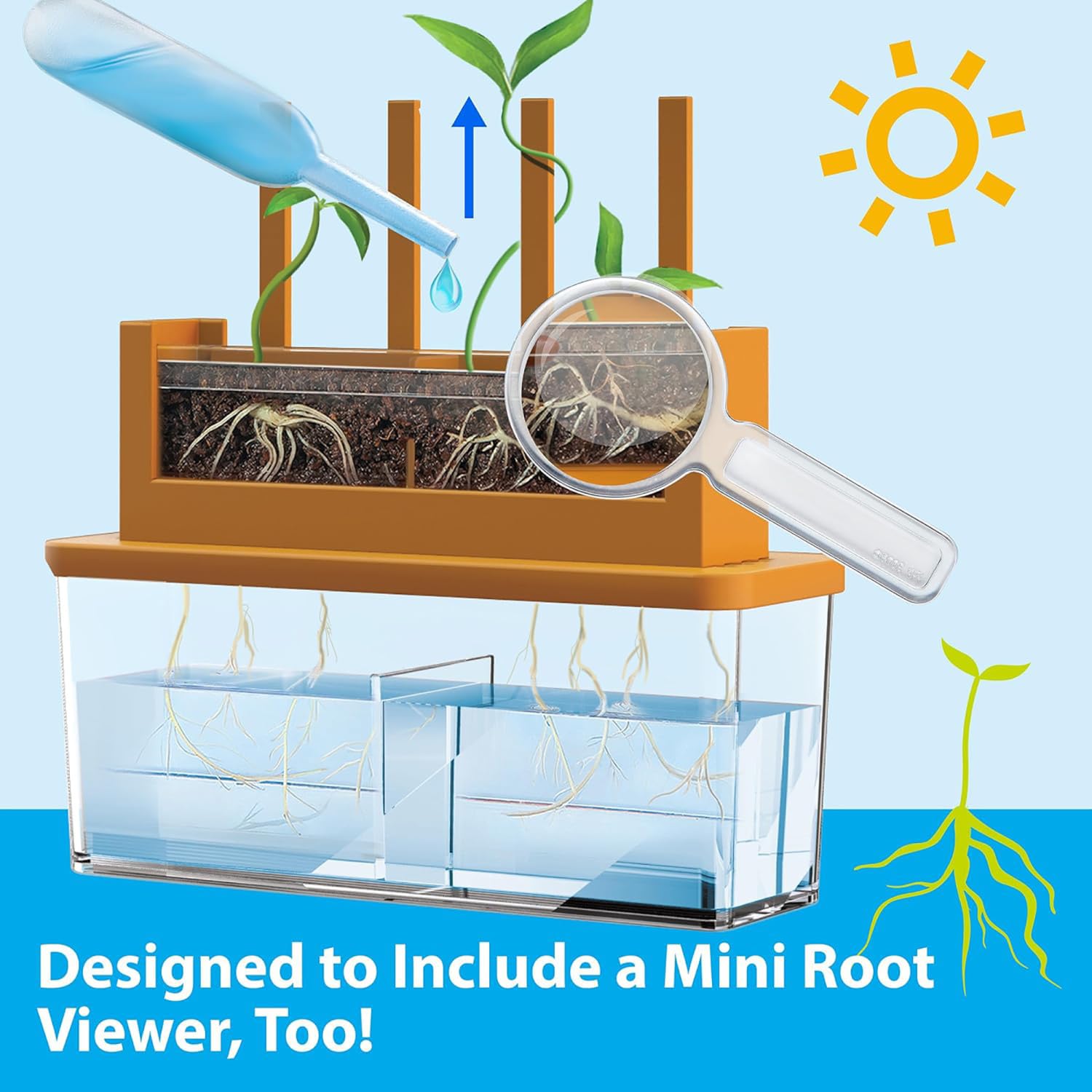 4M: Green Science - Grow-A-Maze - DIY Mini Plant Growth Lab, Customizable Maze, Assemble-Plant-Observe The Power of Nature, STEAM Project, Kids 5+ - Image 6