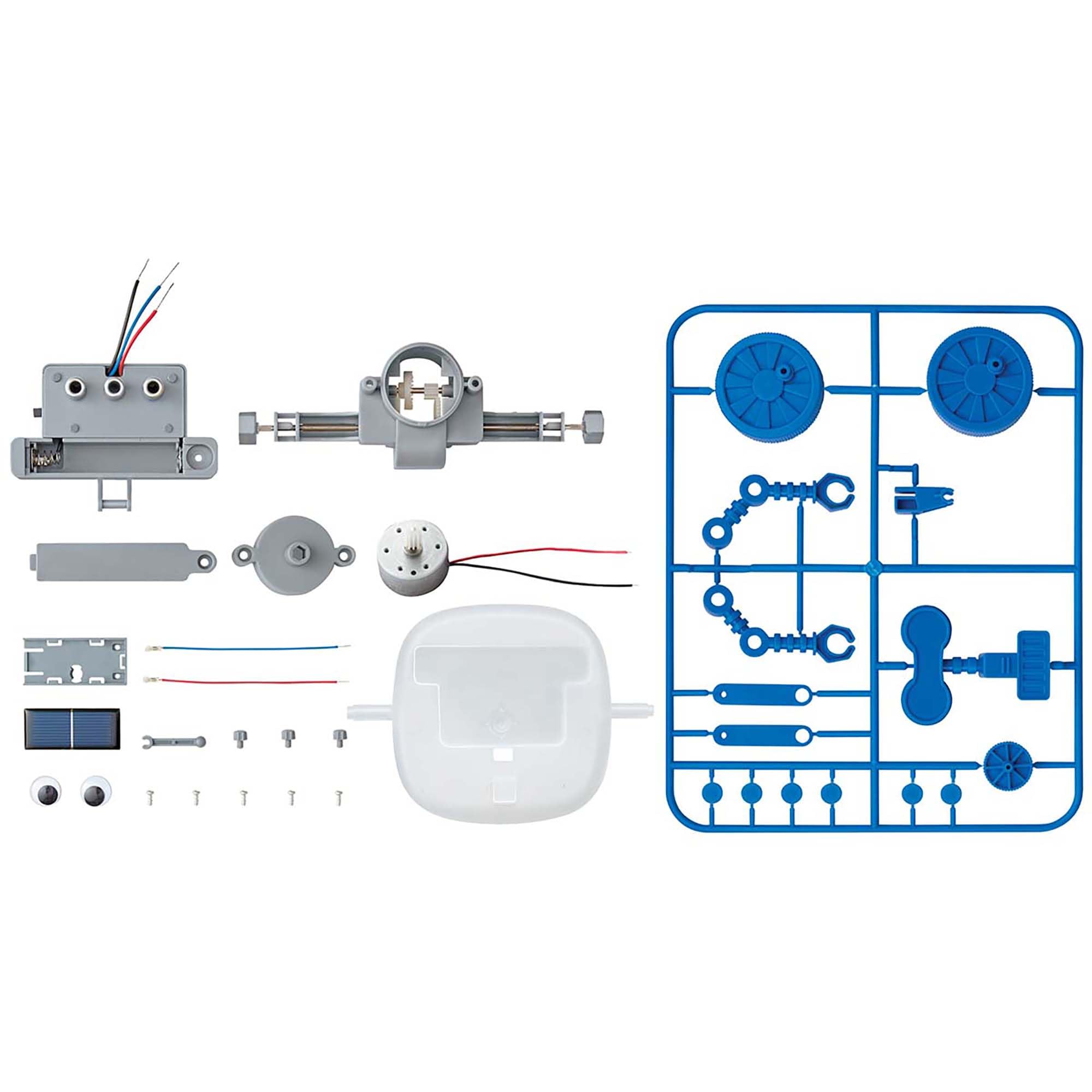4M: Green Science: Rover Robot - DIY Robotics Assembly Kit, Solar & Battery Hybrid Power Rolling, STEM Building, Physics Toy Activity Set, Kids Age 5+ - Image 4