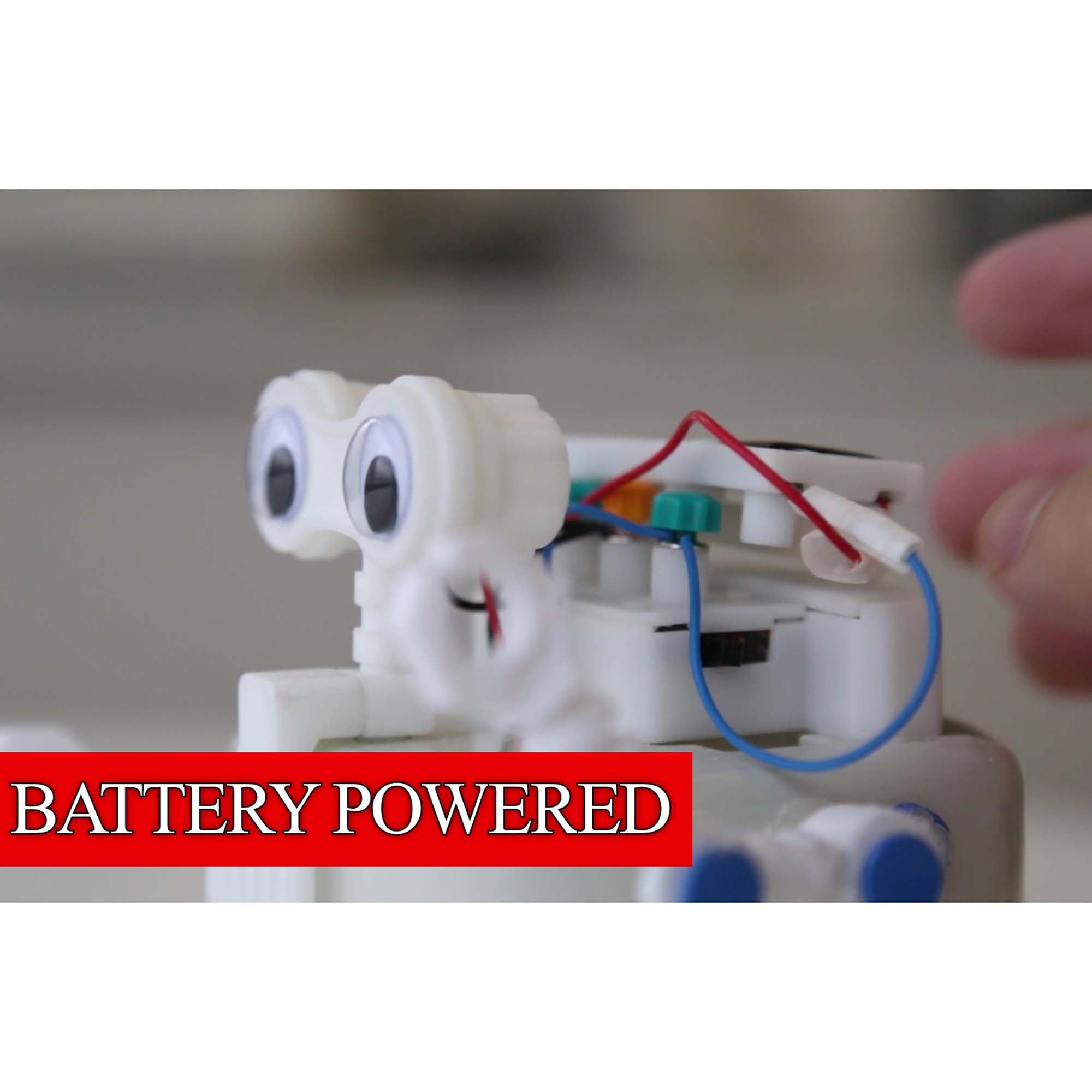 4M: Green Science: Rover Robot - DIY Robotics Assembly Kit, Solar & Battery Hybrid Power Rolling, STEM Building, Physics Toy Activity Set, Kids Age 5+ - Image 8