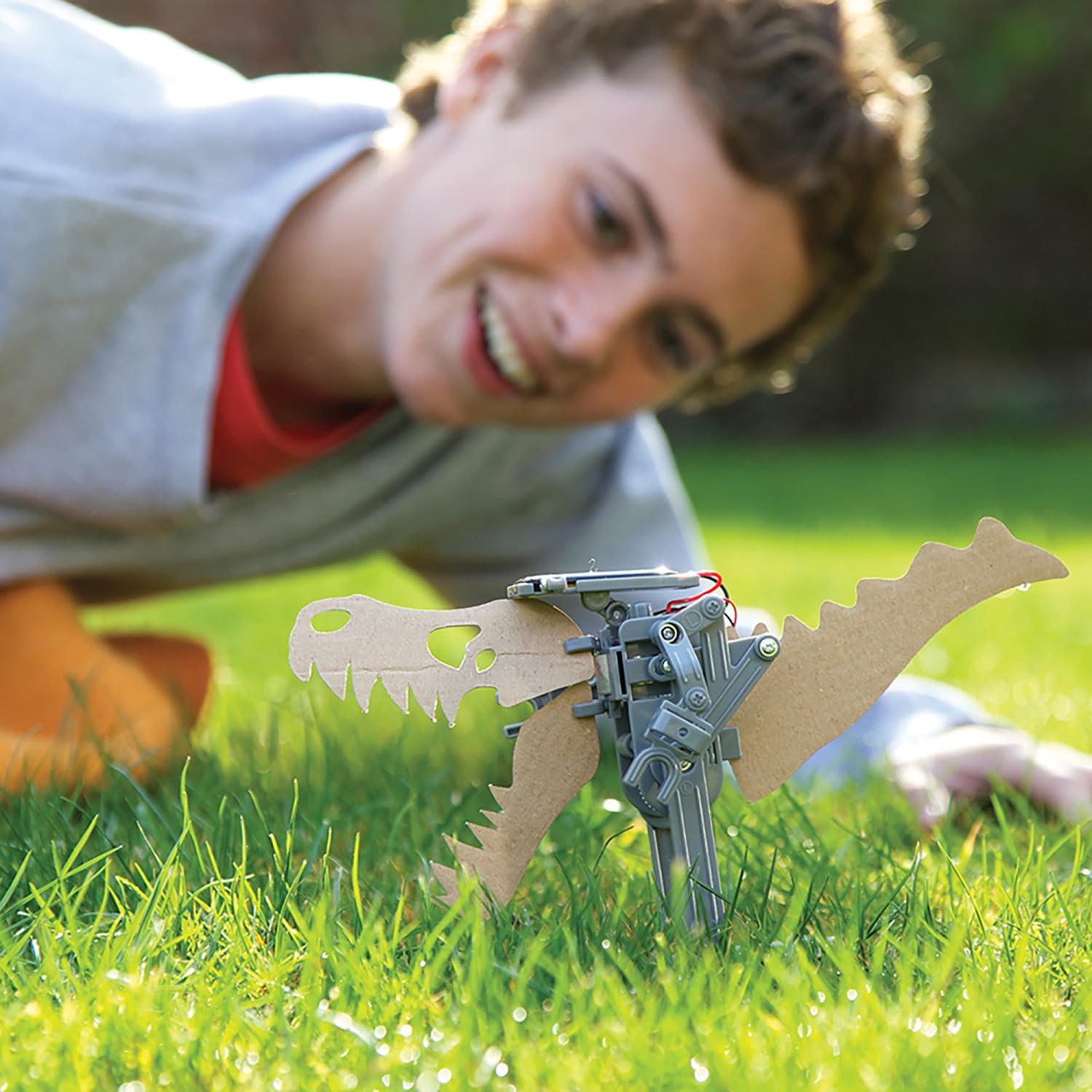 4M: Green Science - Solar Robot - DIY Walking Robot Building Kit, Renewable Energy Powered Motor, Mechanical Motion, Engineering Toy, STEAM, Kids 5+ - Image 5