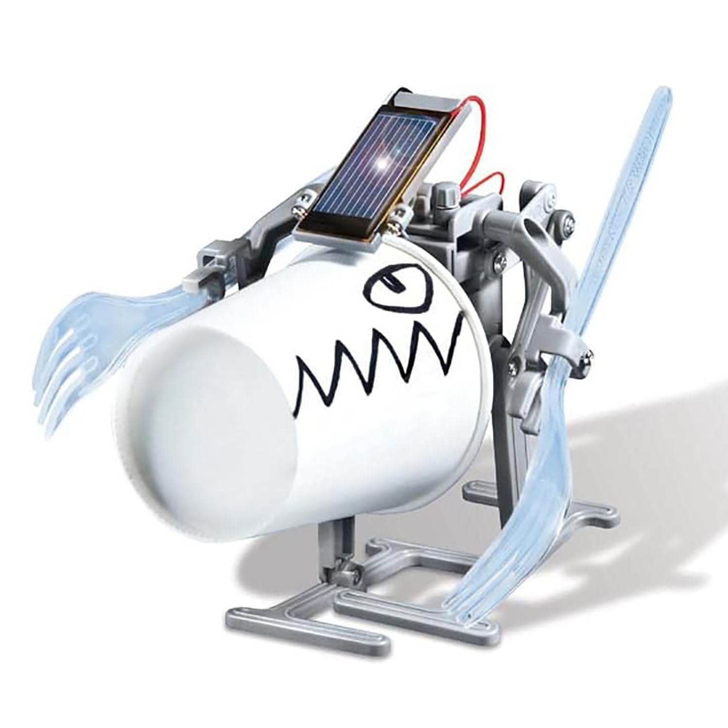 4M: Green Science - Solar Robot - DIY Walking Robot Building Kit, Renewable Energy Powered Motor, Mechanical Motion, Engineering Toy, STEAM, Kids 5+ - Image 6