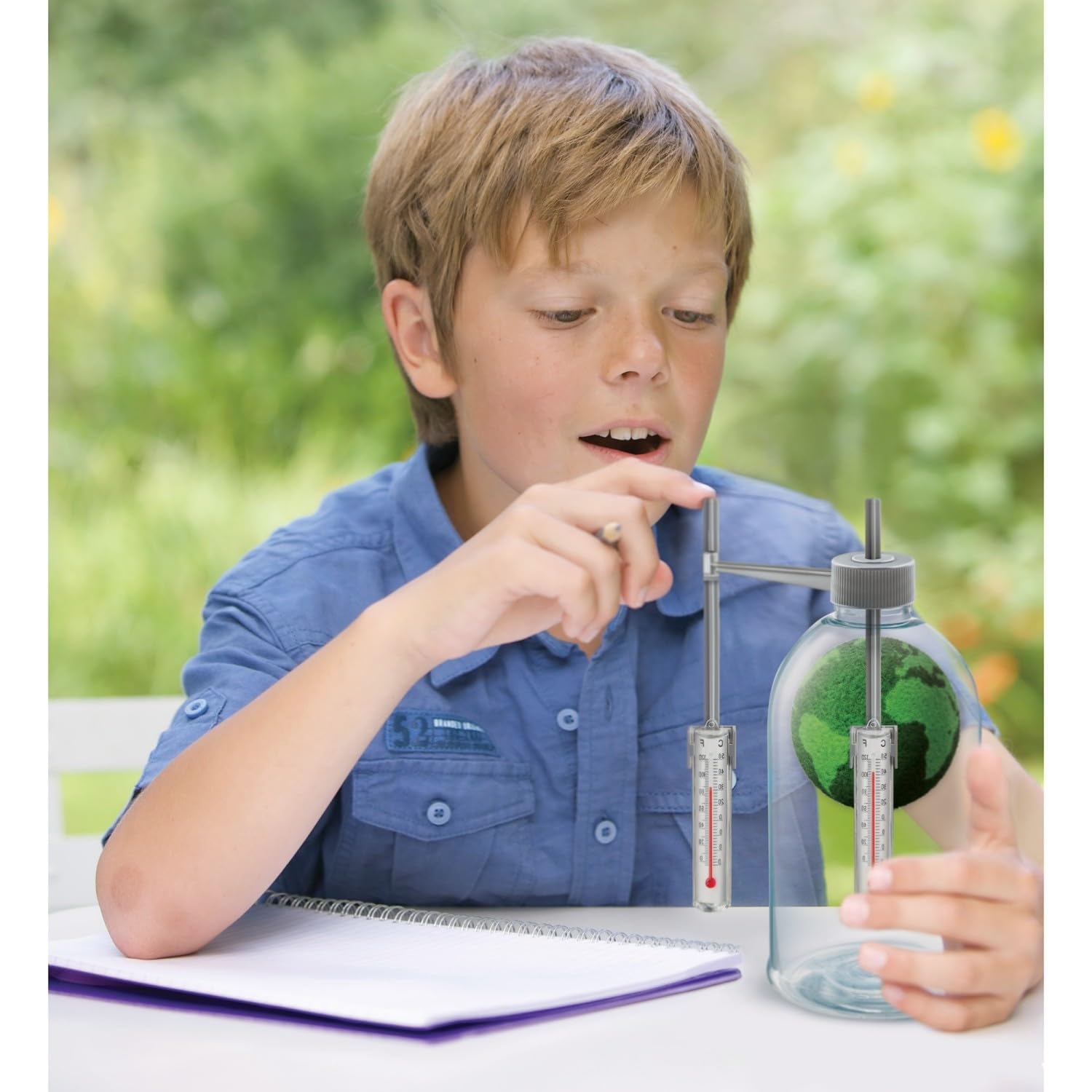 4M: Green Science - Weather Science - DIY Mini Observatory Kit, Static Electricity, Lightning-Cloud Formation, Build A Water Cycle Model, STEAM Kid 5+ - Image 5