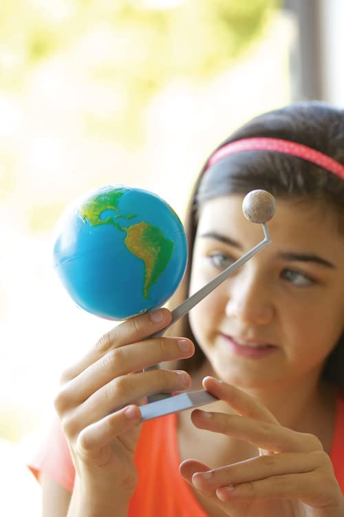 4M Kidzlabs Earth & Moon Model Kit – STEM Toys Science Lab DIY Orbit Planetarium Educational Gift - Image 5