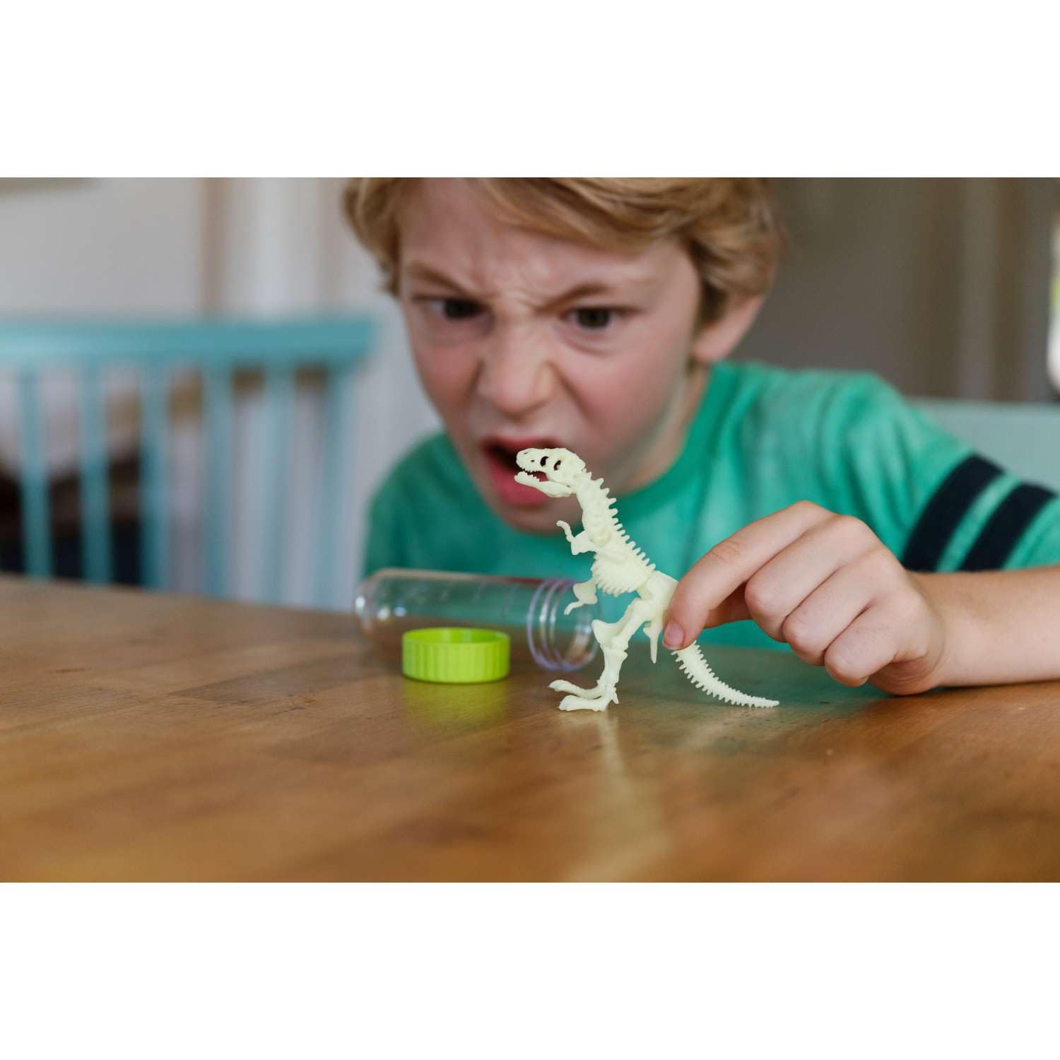 4M KidzLabs Glowing T‑Rex Skeleton (1 Pc.) - Glow‑in‑The‑Dark Dinosaur Fossil - Perfect STEM Activity for Kids Ages 5+ - Image 5
