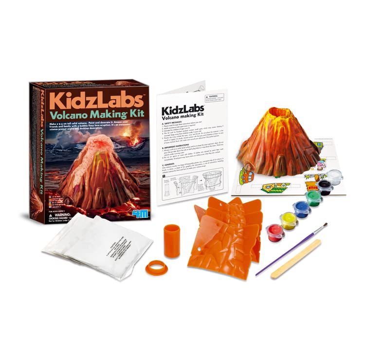 4M KidzLabs Volcano Making Kit, DIY Science Kit STEM, For Boys & Girls Ages 8+ - Image 5