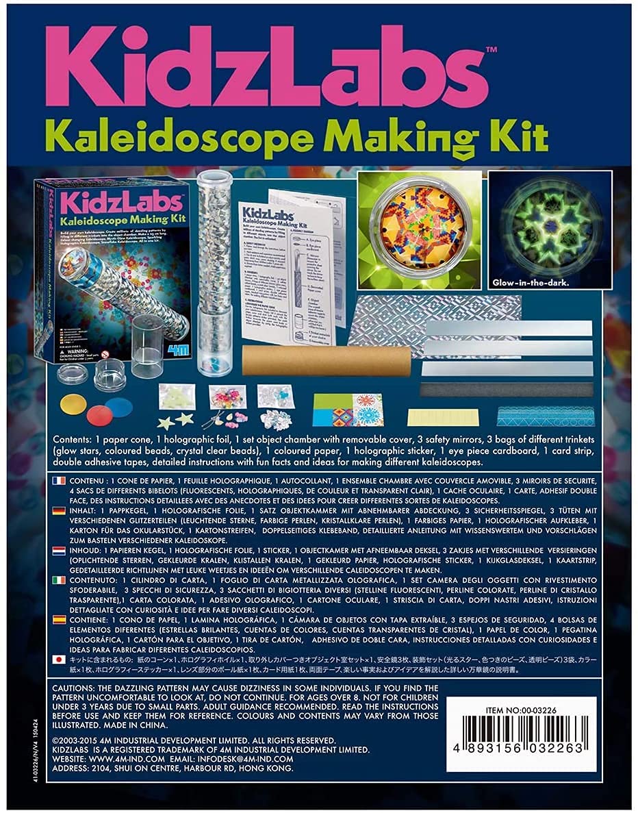 Kaleidoscope Making Kit with Holographic, Glow, Snow & Color - Image 5