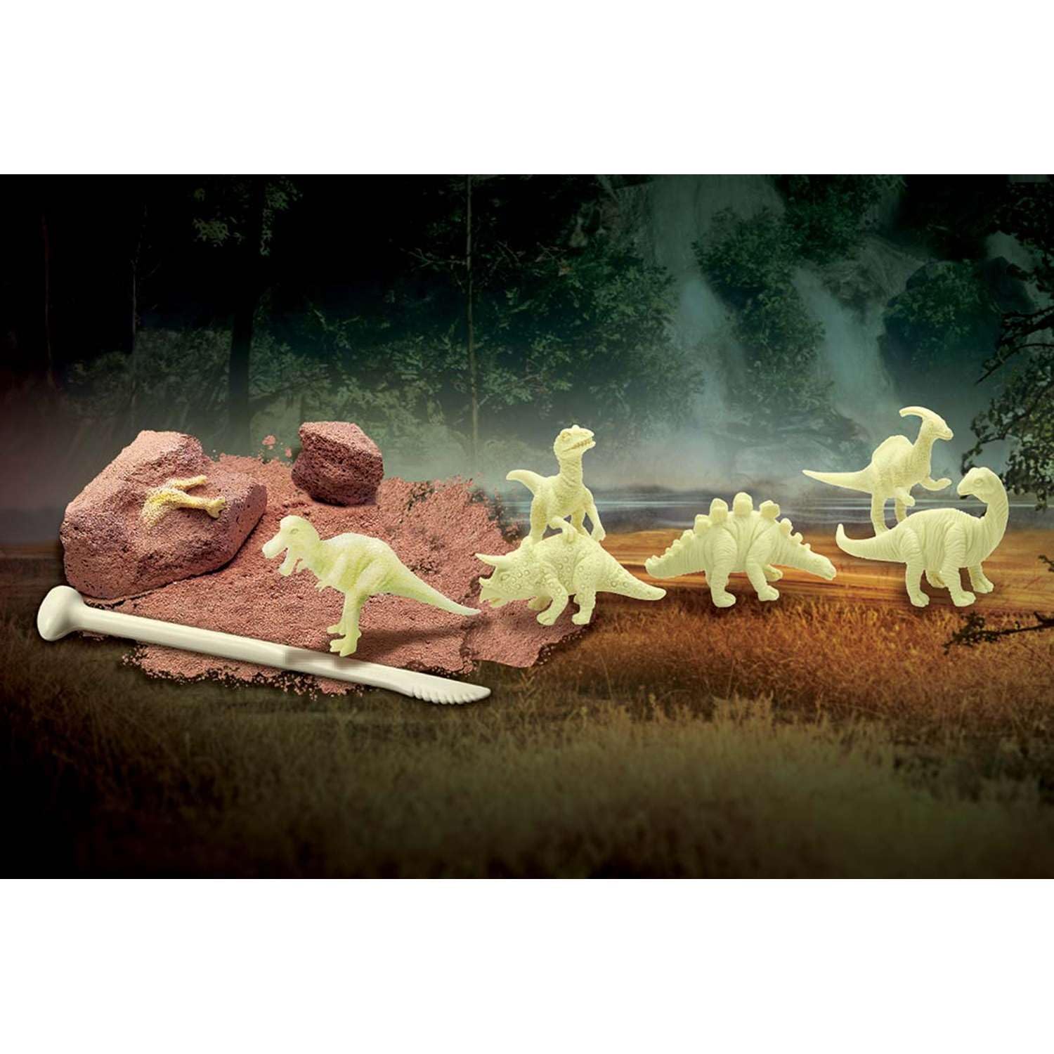 Rhode Island Novelty KidzLabs Dig A Glow Dinosaur Excavation Kit, Assorted Styles, 1 Piece - Image 5