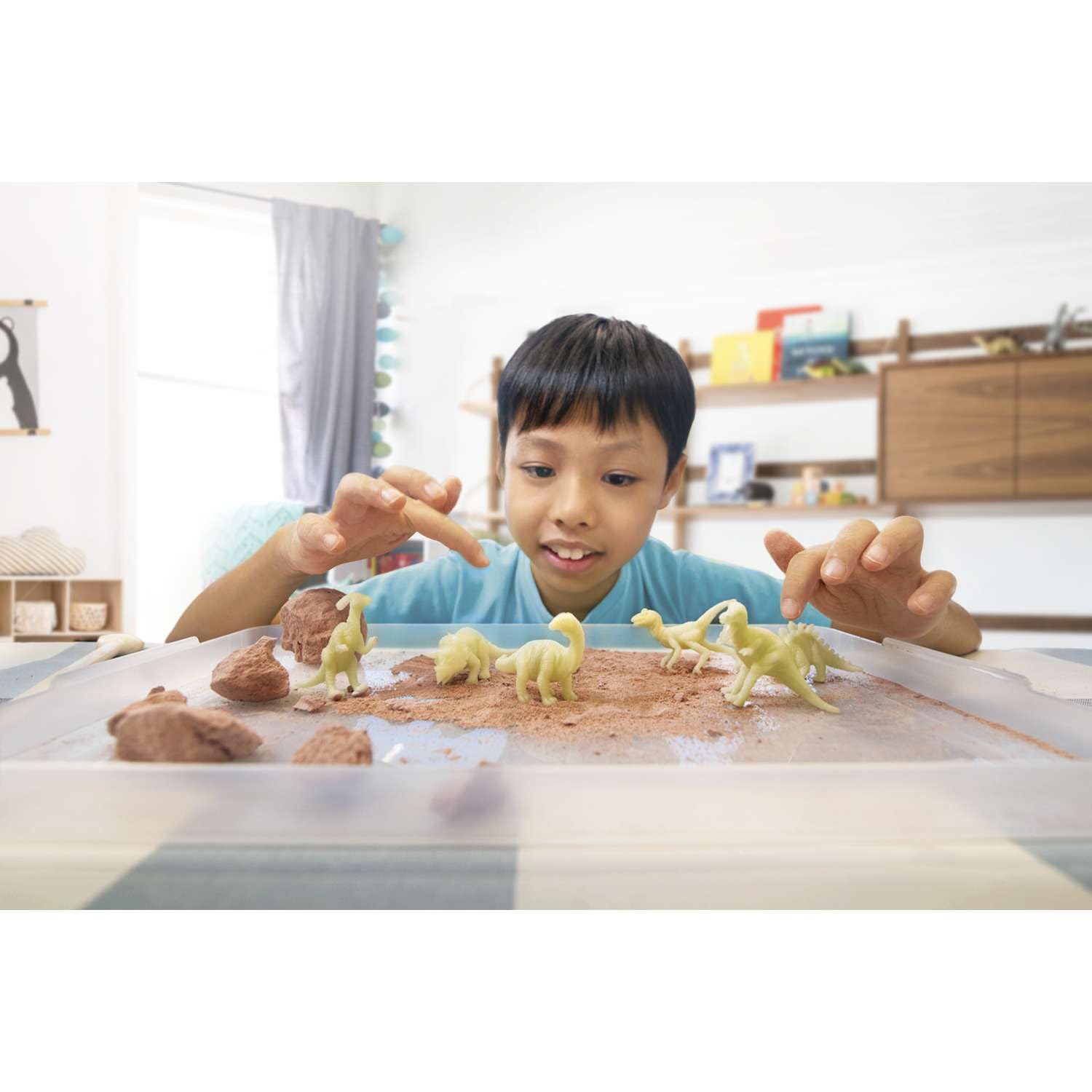 Rhode Island Novelty KidzLabs Dig A Glow Dinosaur Excavation Kit, Assorted Styles, 1 Piece - Image 7